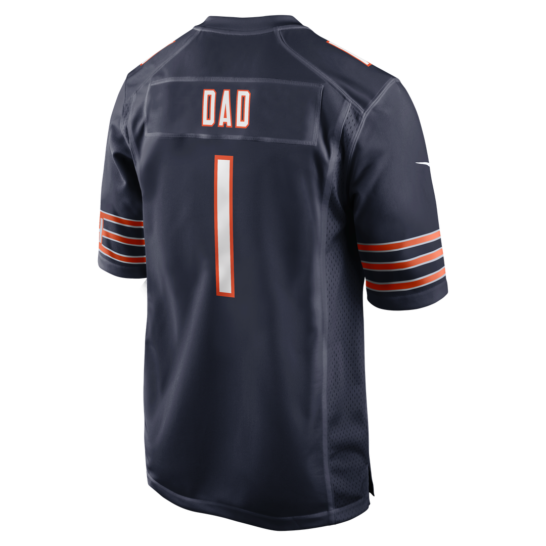 Number 1 Dad Chicago Bears Jersey - Navy