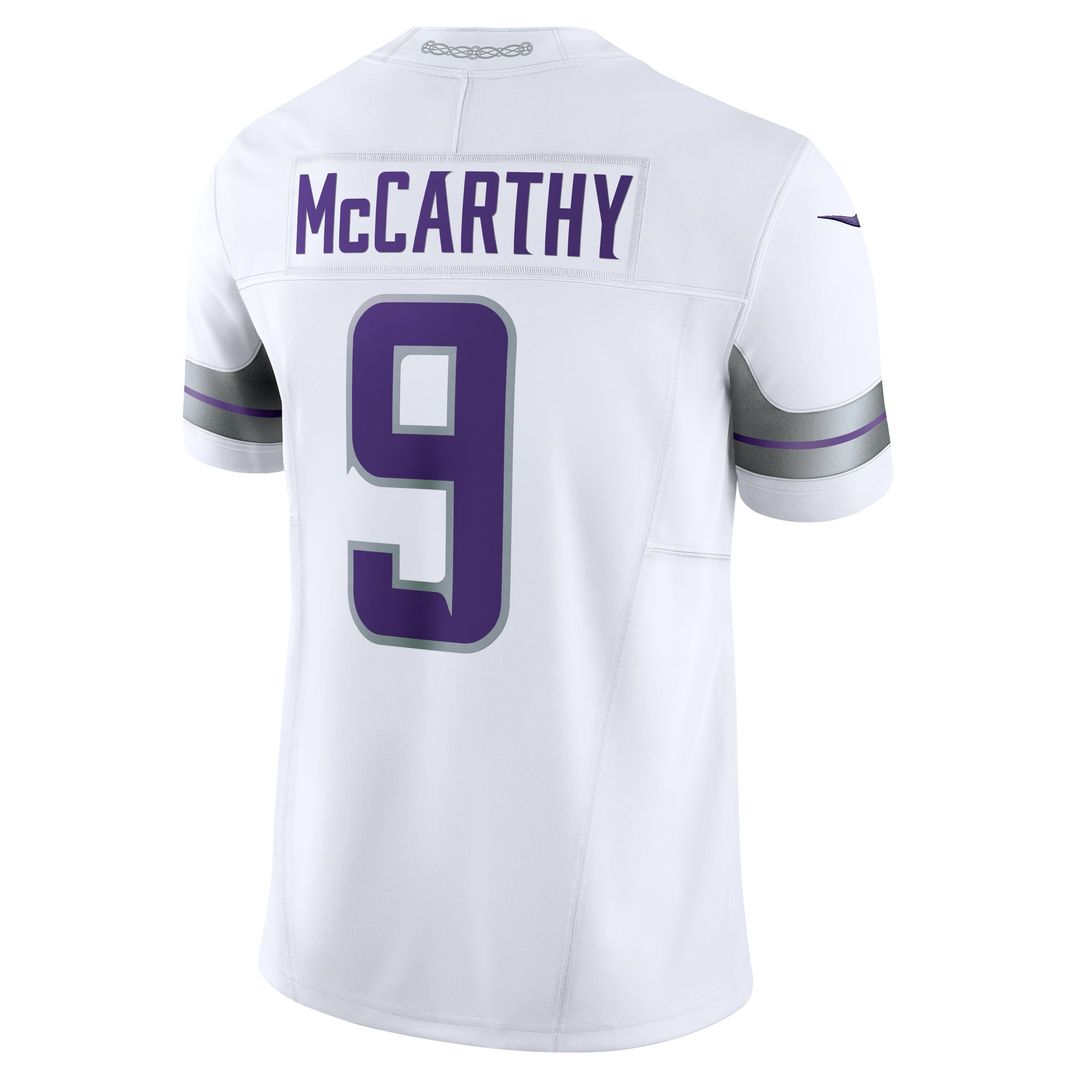 J.J. McCarthy Minnesota Vikings Jersey - Purple