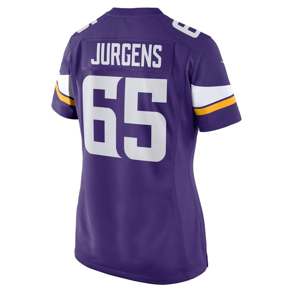 Michael Jurgens Minnesota Vikings Women's Jersey - Purple