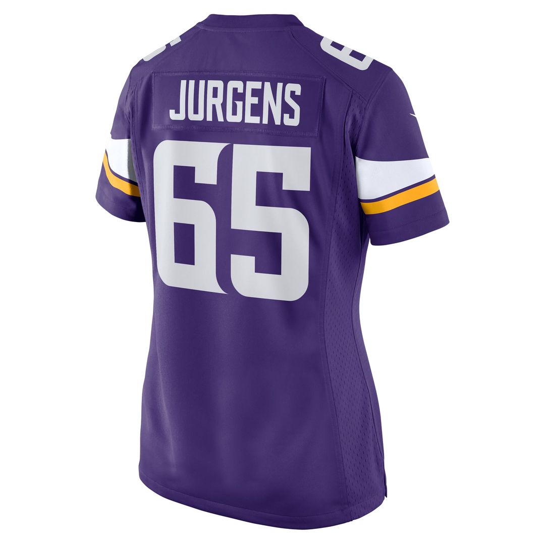 Michael Jurgens Minnesota Vikings Women's Jersey - Purple