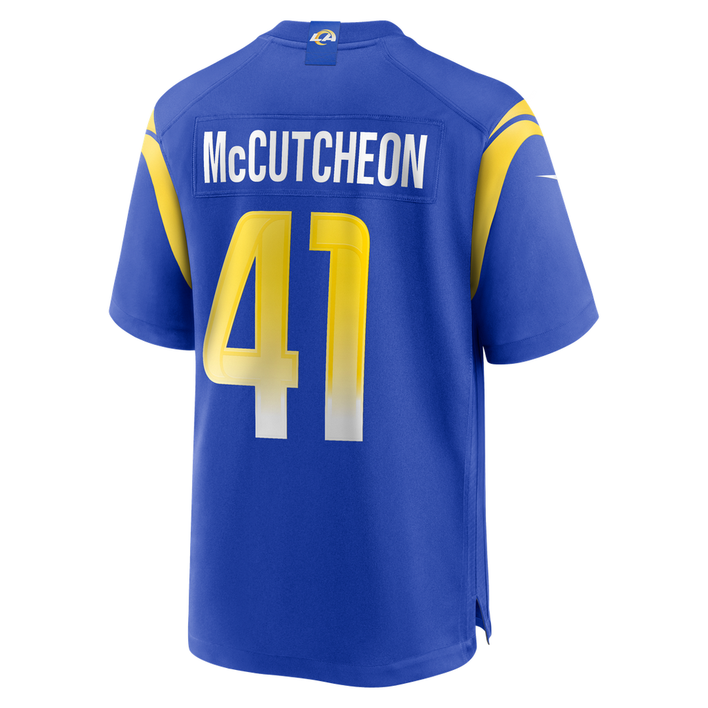 Cameron McCutcheon Los Angeles Rams Jersey - Royal