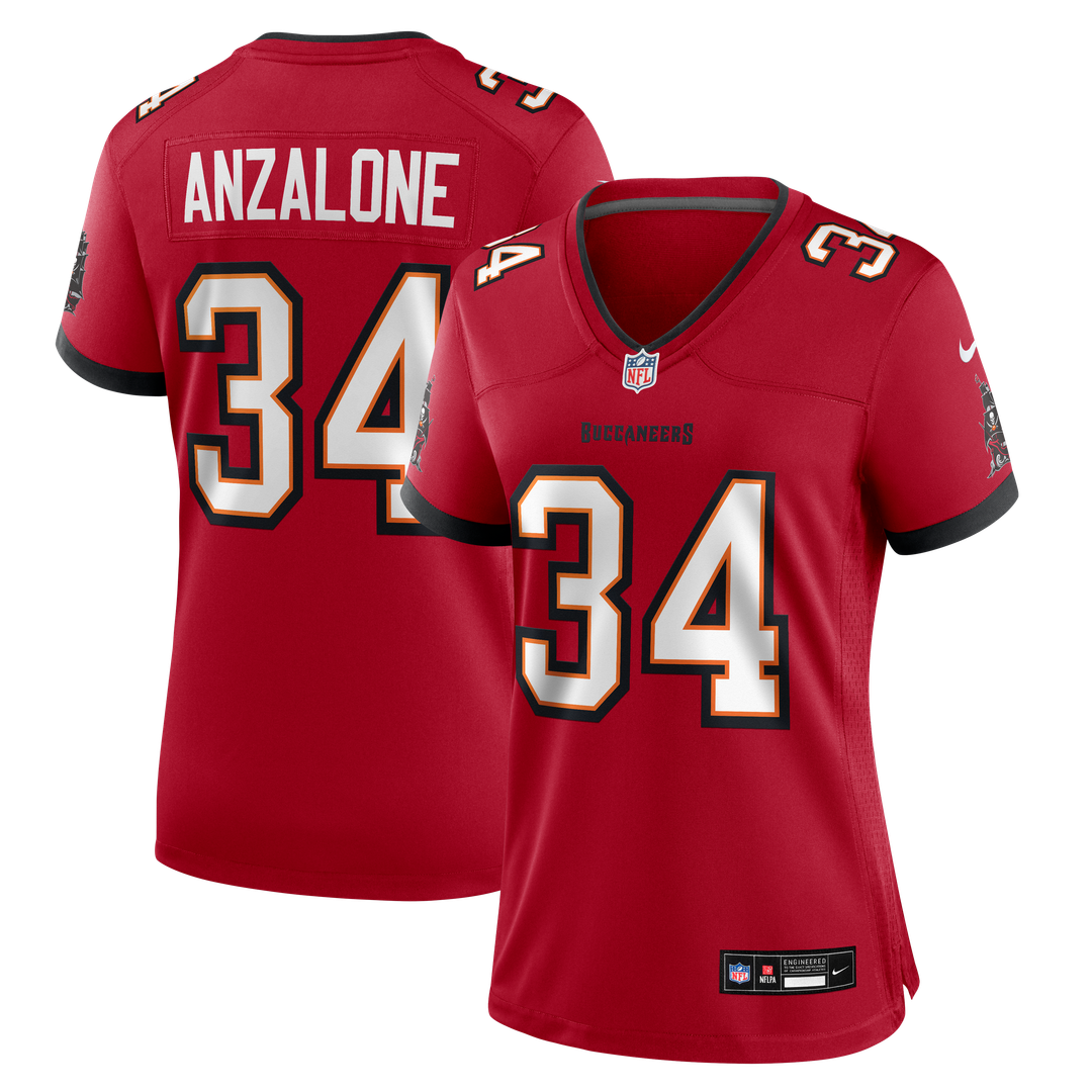 Alex Anzalone Tampa Bay Buccaneers Women's Team Jersey - Red