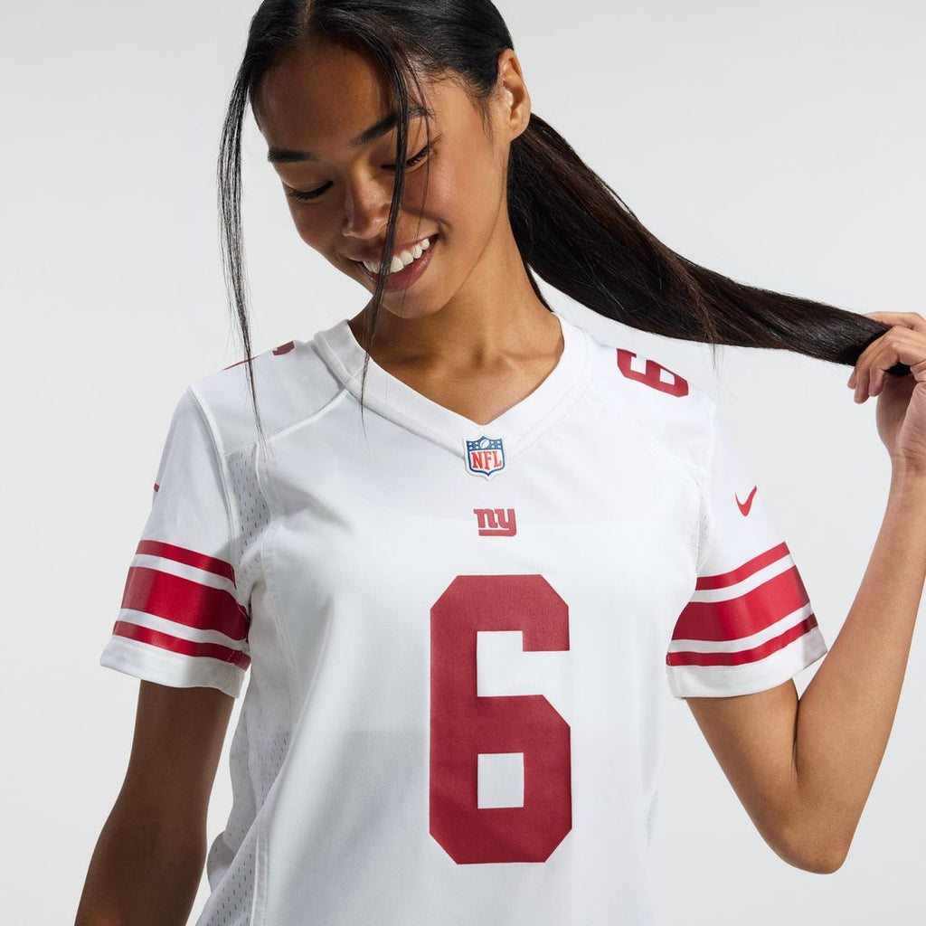 Jaxson Dart New York Giants Women's Jersey - White
