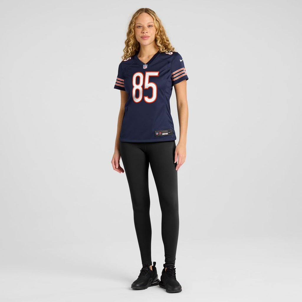 Cole Kmet Chicago Bears Women's Jersey - Navy