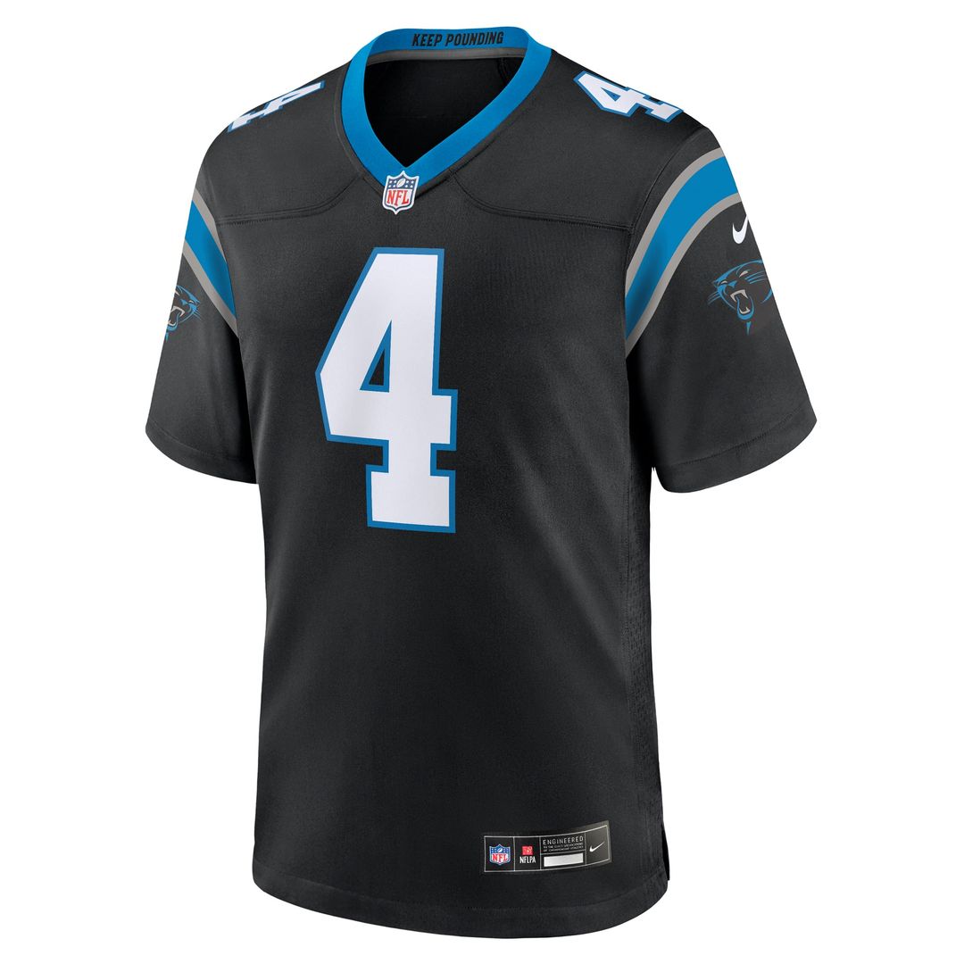 Tetairoa McMillan Carolina Panthers Team Jersey - Black
