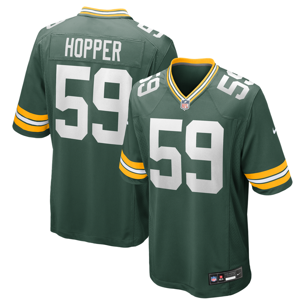 Ty'Ron Hopper Green Bay Packers Jersey - Green