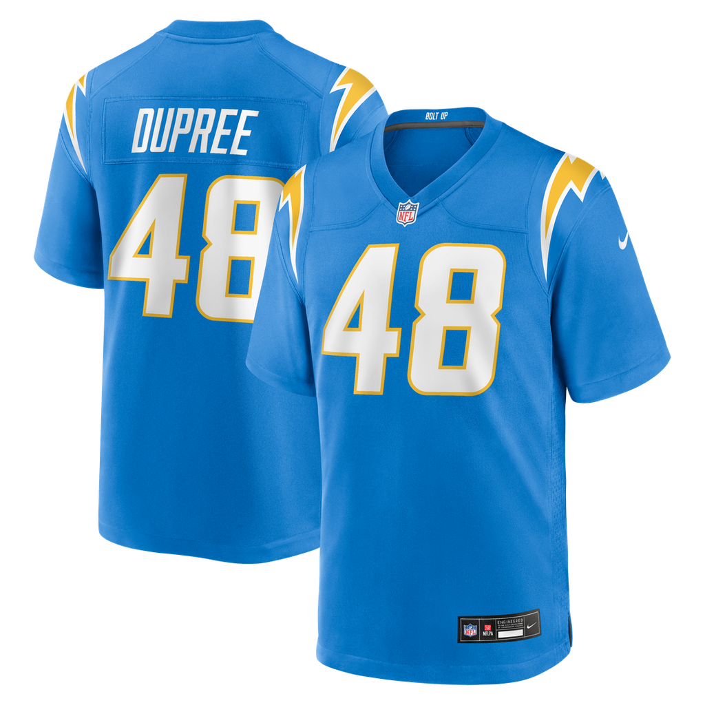 Bud Dupree Los Angeles Chargers Team Jersey - Powder Blue