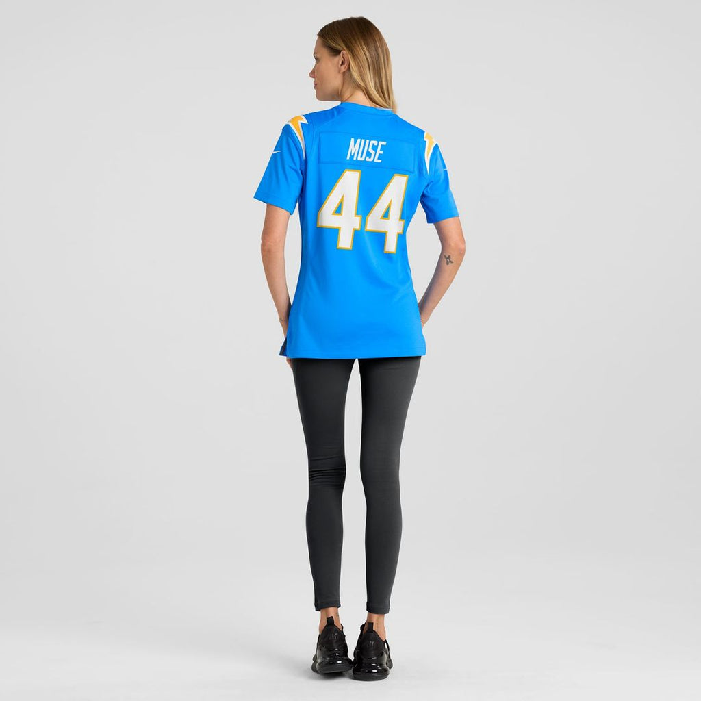 Tanner Muse Los Angeles Chargers Women's Team Jersey - Powder Blue