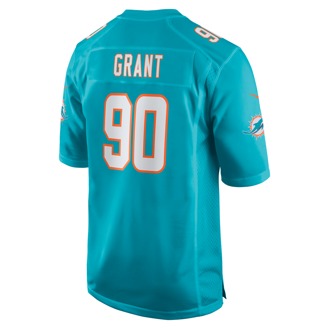 Kenneth Grant Miami Dolphins Team Jersey - Aqua
