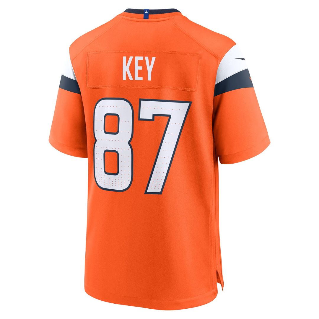 Dane Key Denver Broncos Team Jersey - Orange