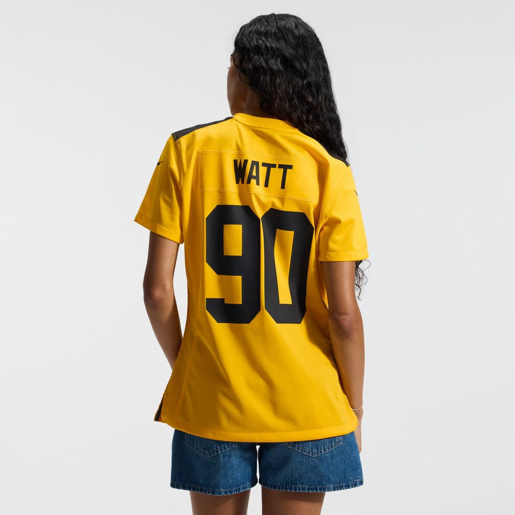 T.J. Watt Pittsburgh Steelers Women's Alternate 1933 Throwback Jersey - Gold