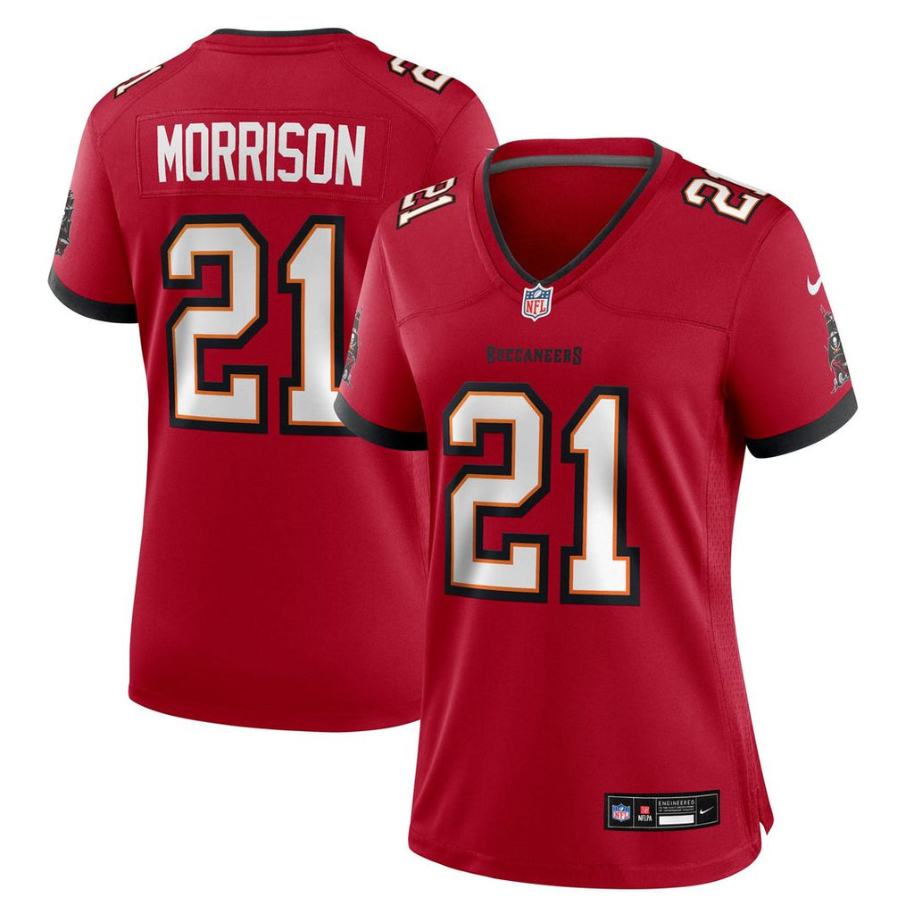 Benjamin Morrison Tampa Bay Buccaneers Women's Team Jersey - Red
