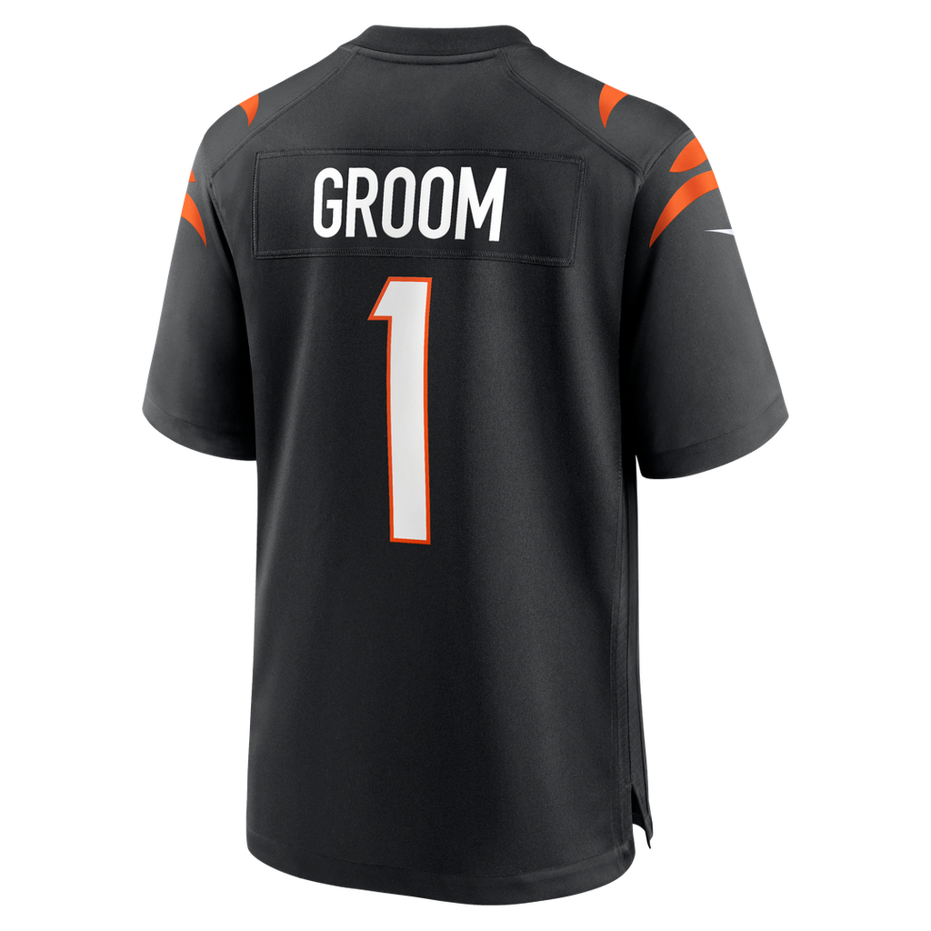 Number 1 Groom Cincinnati Bengals Jersey - Black