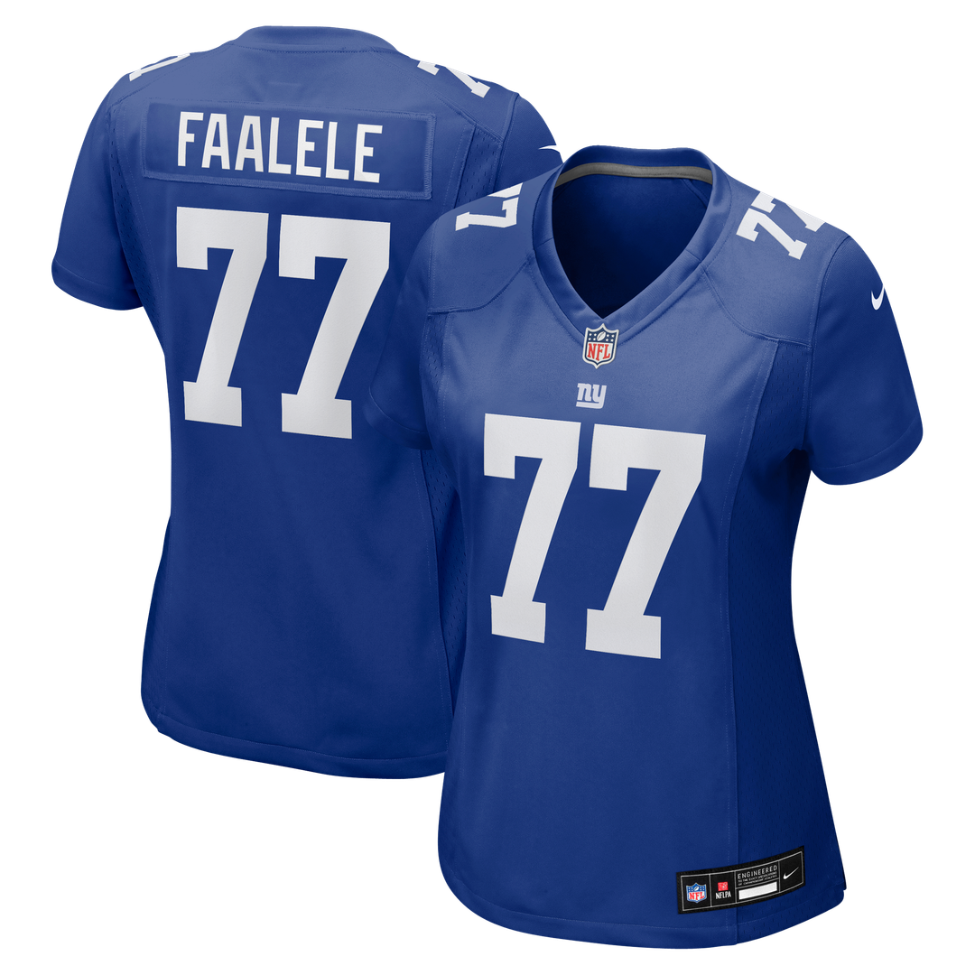 Daniel Faalele New York Giants Women's Team Jersey - Royal