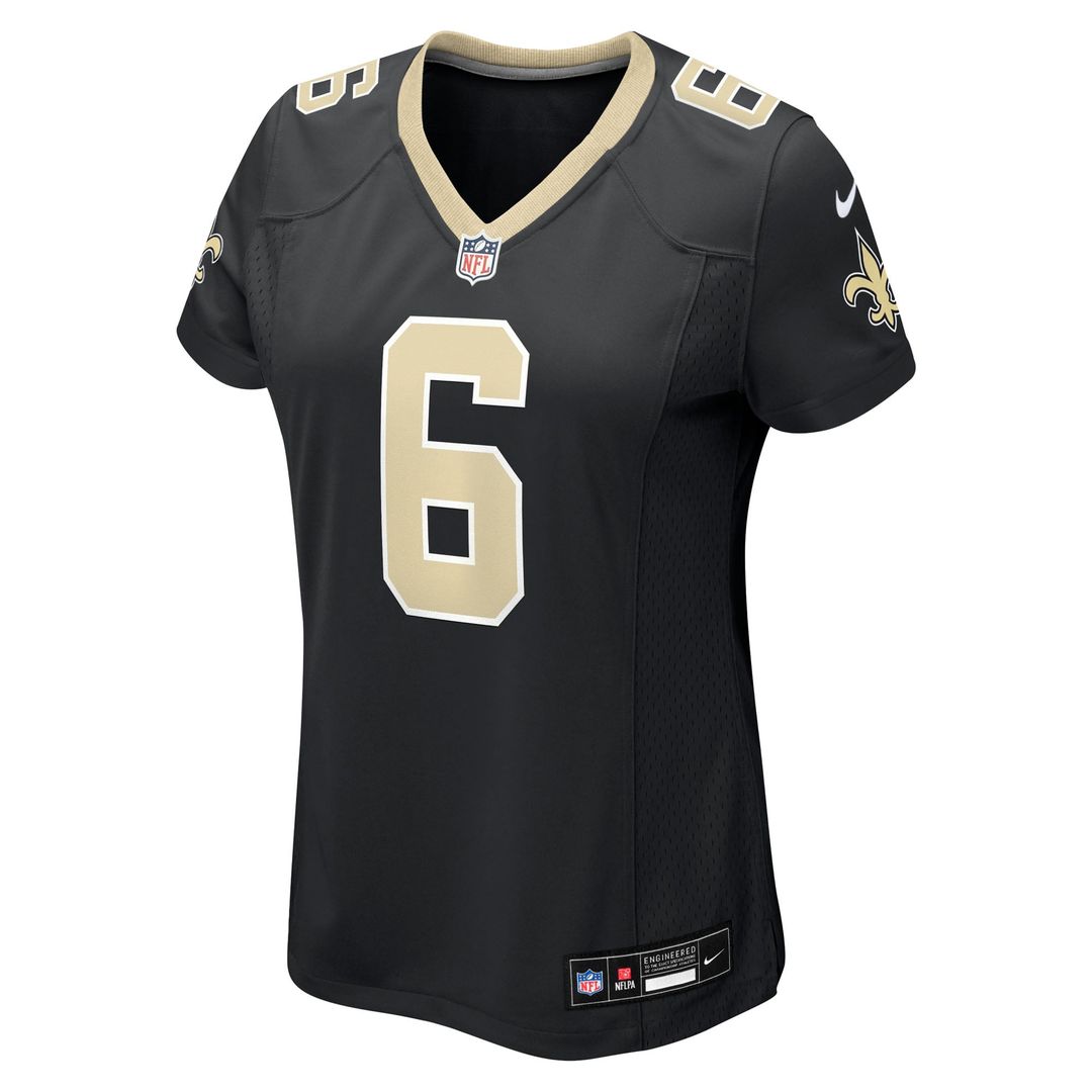 Tyler Shough New Orleans Saints Women's Jersey - Black