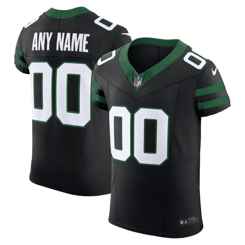 New York Jets Alternate Elite Custom Jersey - Legacy Black