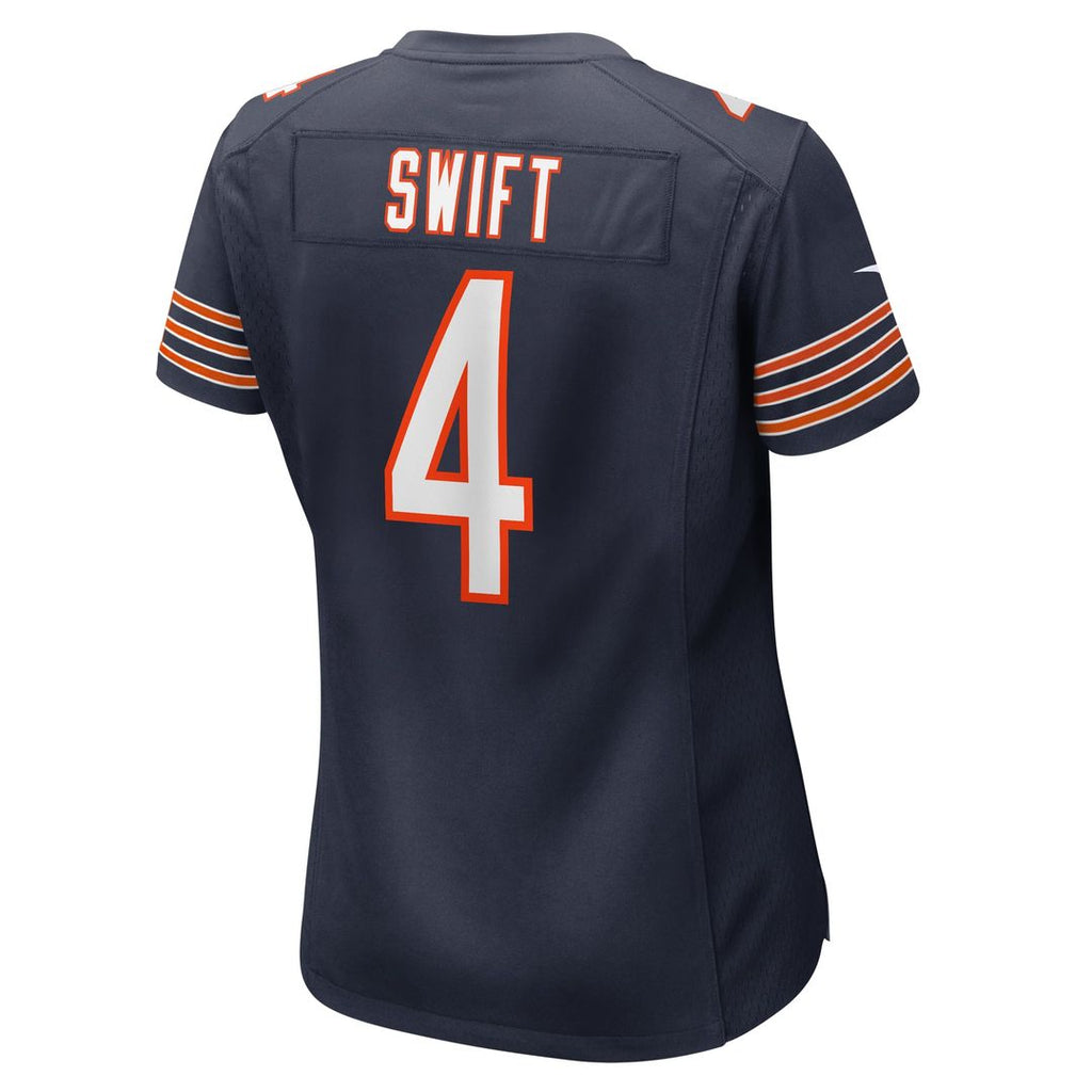D'Andre Swift Chicago Bears Women's Jersey - Navy