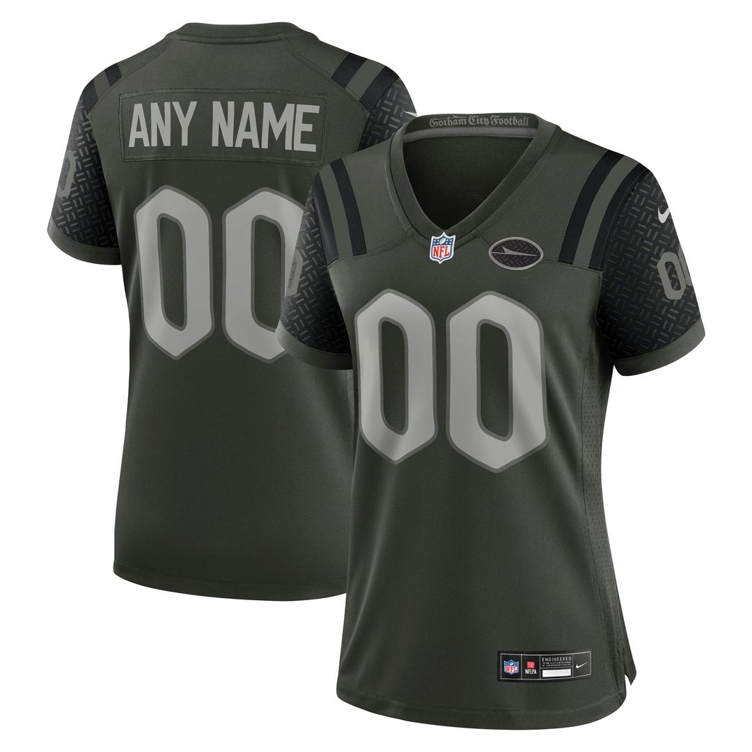 New York Jets Women's Rivalries Collection Custom Jersey - Green