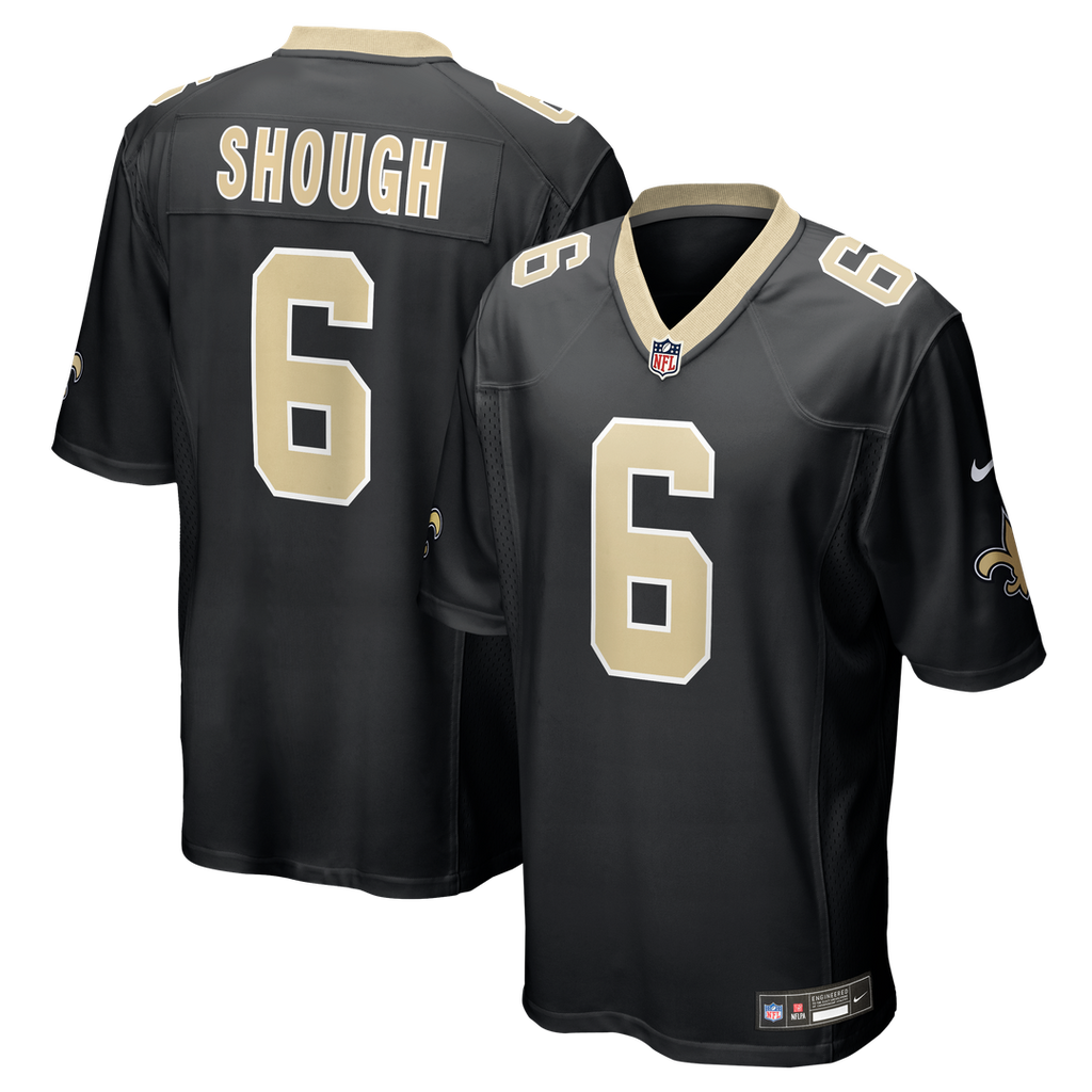 Tyler Shough New Orleans Saints Jersey - Black