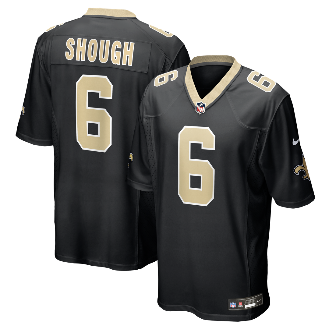 Tyler Shough New Orleans Saints Jersey - Black