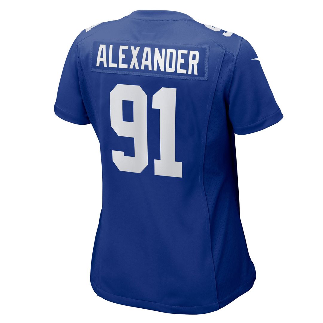Darius Alexander New York Giants Women's Team Jersey - Royal