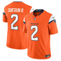 Patrick Surtain II Denver Broncos Team Jersey - Orange