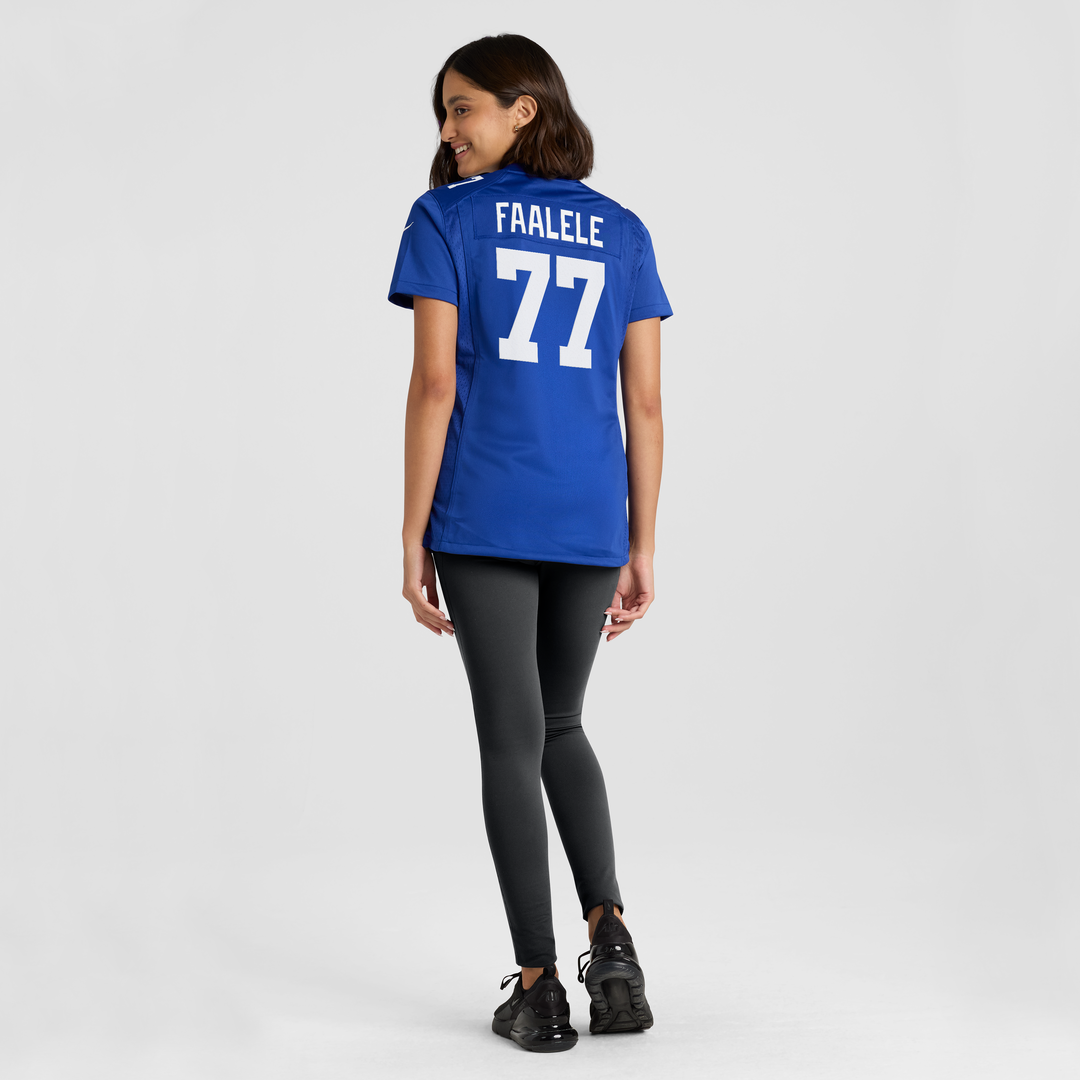 Daniel Faalele New York Giants Women's Team Jersey - Royal