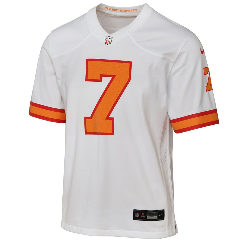 Bucky Irving '76 Tampa Bay Buccaneers Youth Jersey - White