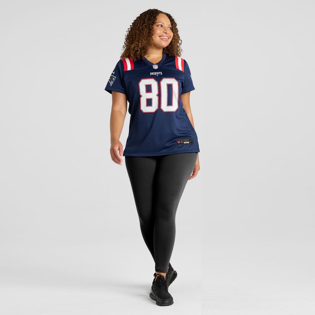Troy Brown New England Patriots Women's Game Retired Player Jersey - Navy