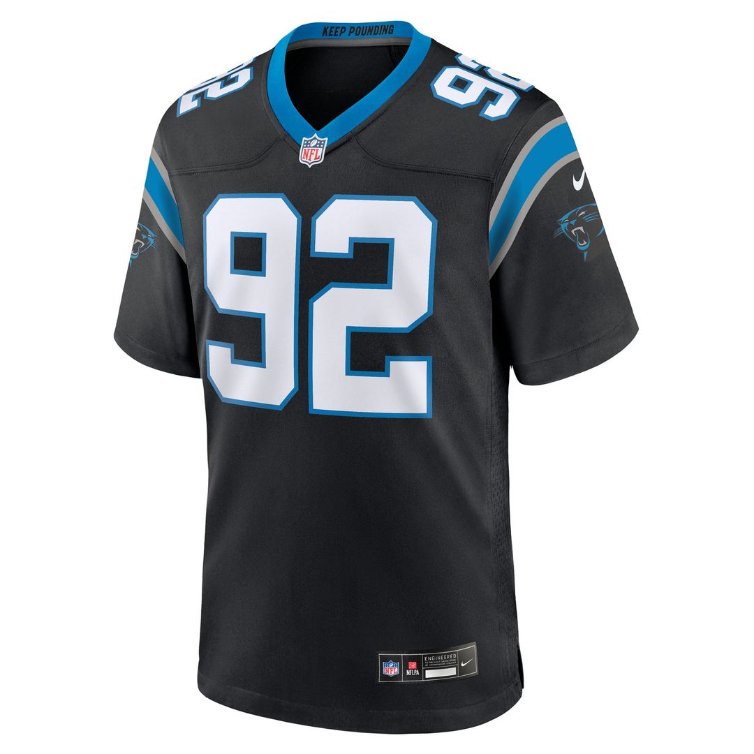 Cam Jackson Carolina Panthers Team Jersey - Black