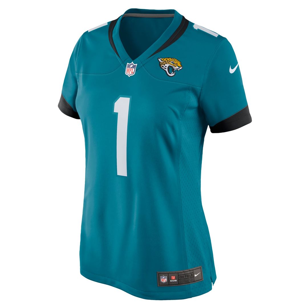 Number 1 Mom Jacksonville Jaguars Women's Jersey - Teal