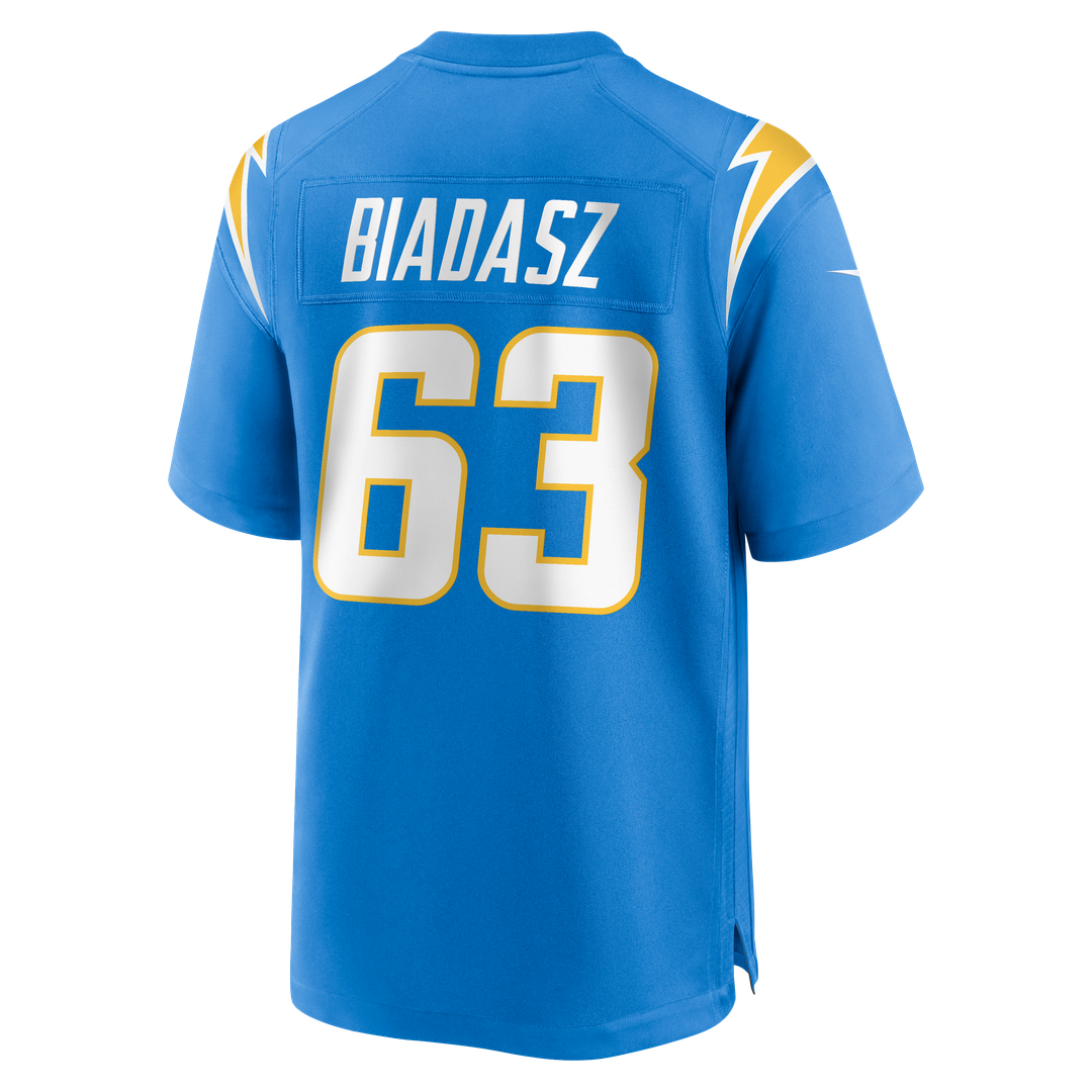 Tyler Biadasz Los Angeles Chargers Team Jersey - Powder Blue