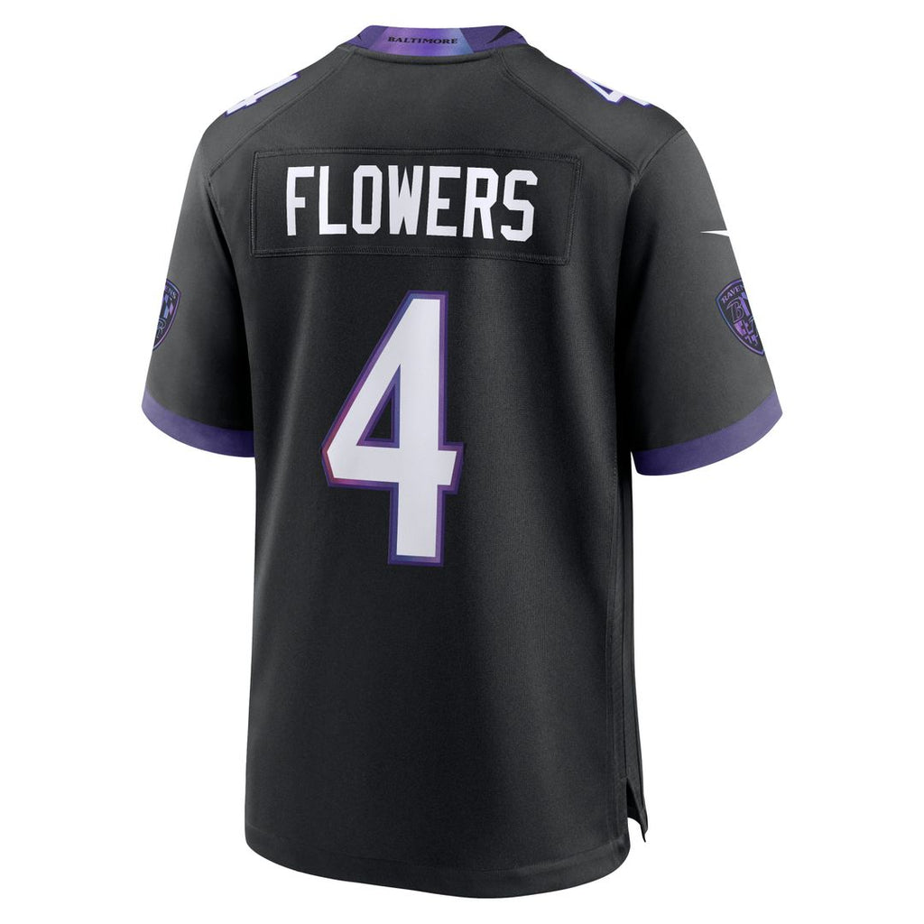 Zay Flowers Baltimore Ravens Alternate Jersey - Purple