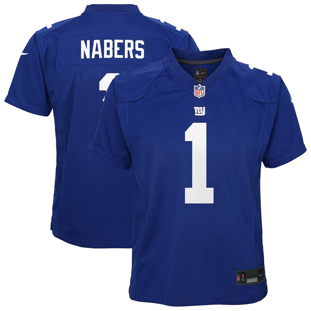 Malik Nabers New York Giants Youth Jersey - Red