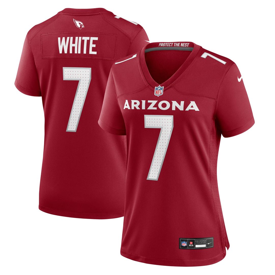 Kyzir White Arizona Cardinals Women's Team Jersey - Cardinal