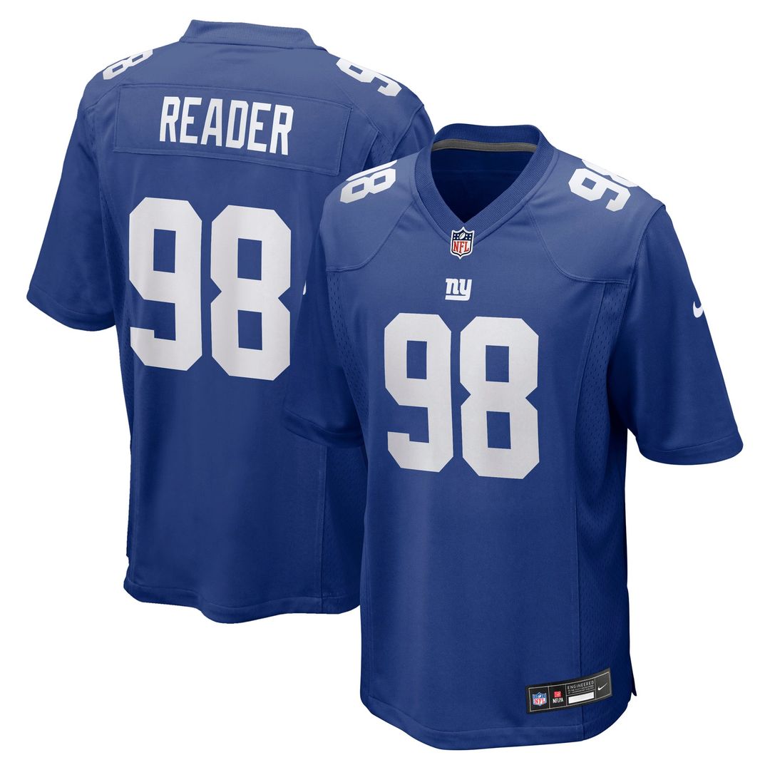 D.J. Reader New York Giants Jersey - Royal