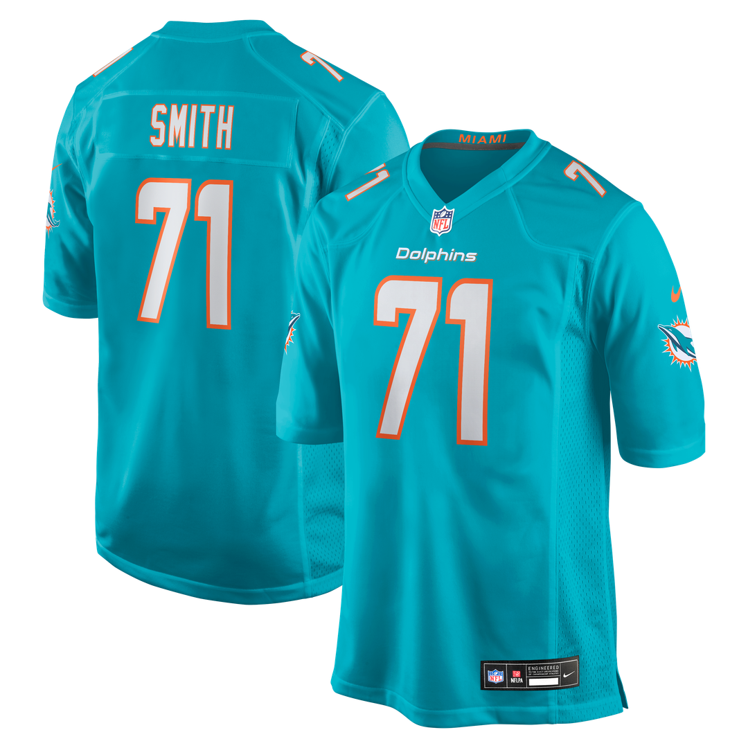 Kion Smith Miami Dolphins Jersey - Aqua