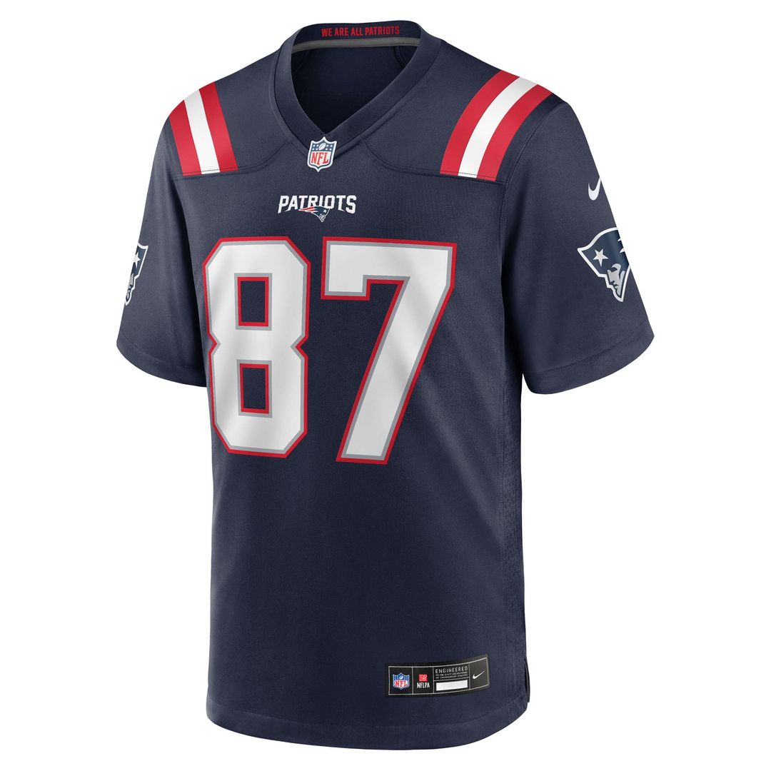Rob Gronkowski New England Patriots Team Retired Player Jersey - Navy