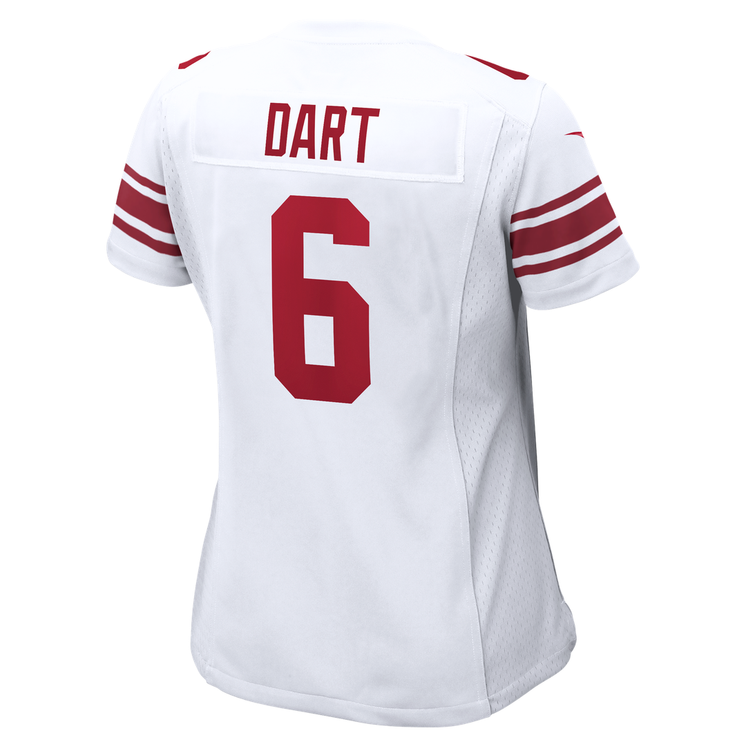 Jaxson Dart New York Giants Women's Jersey - White