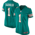 Tua Tagovailoa Miami Dolphins Women's Alternate Jersey - Aqua