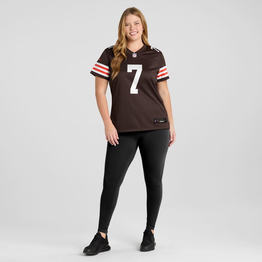 Dustin Hopkins Cleveland Browns Women's Team Jersey - Brown