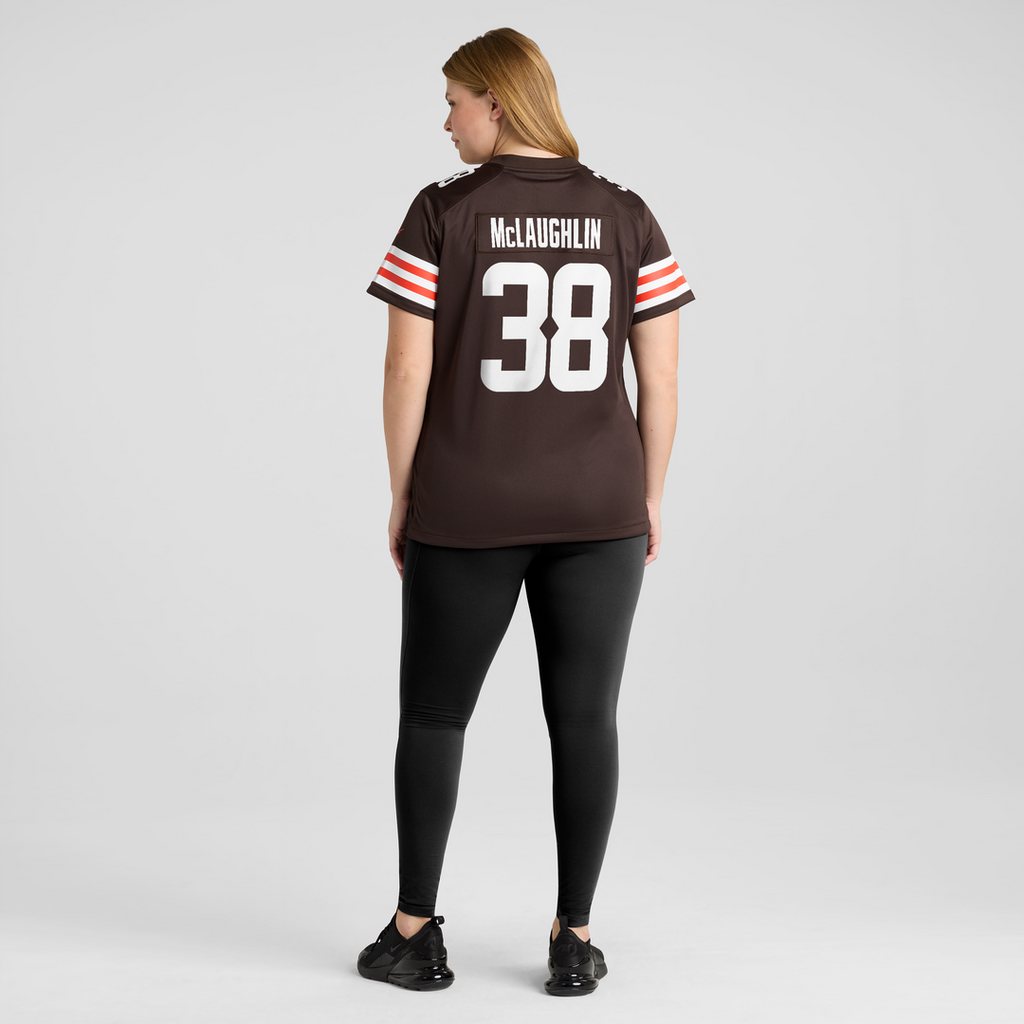 Jaleel McLaughlin Cleveland Browns Women's Team Jersey - Brown