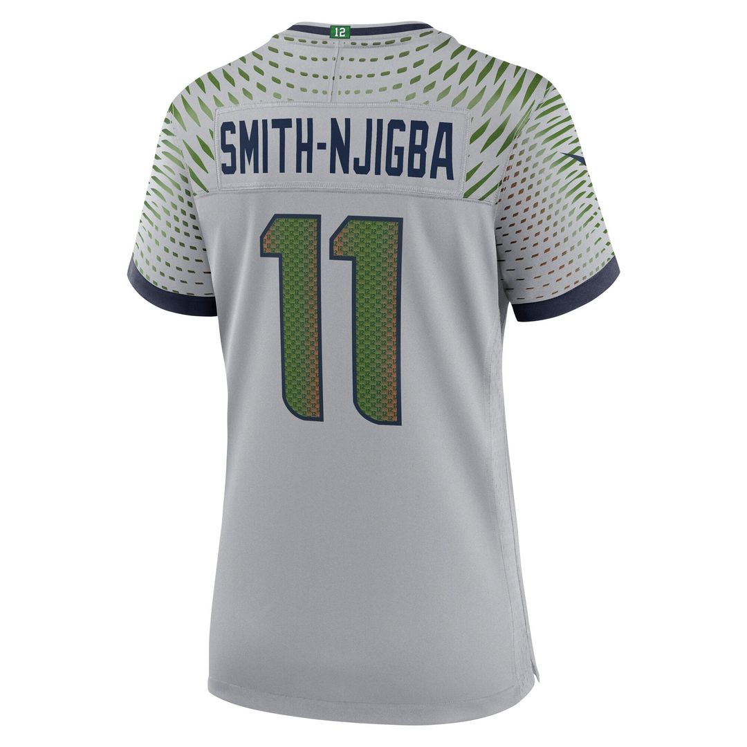 Jaxon Smith-Njigba Seattle Seahawks Women's Rivalries Collection Jersey - Gray