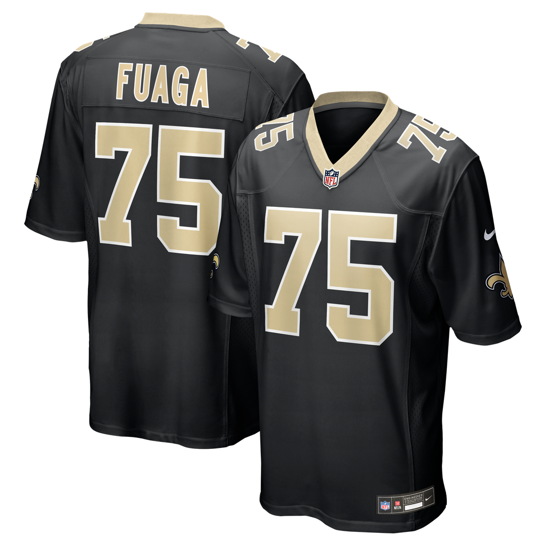 Taliese Fuaga New Orleans Saints Jersey - Black