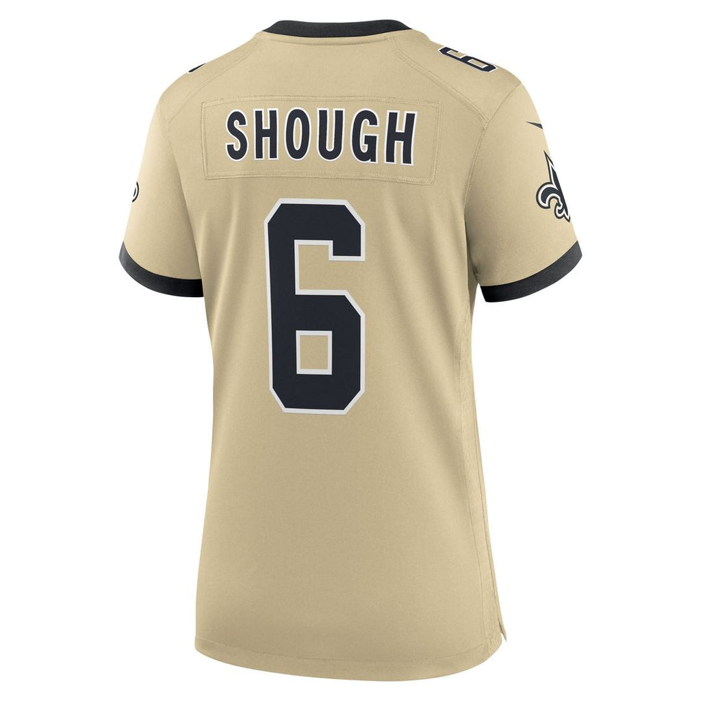 Tyler Shough New Orleans Saints Women's Jersey - Black