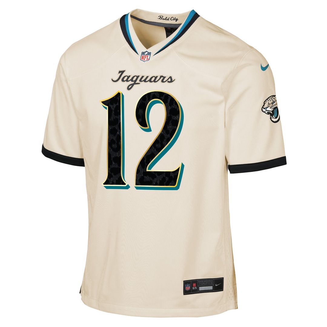 Travis Hunter Jacksonville Jaguars Youth 2026 Rivalries Collection Jersey - Natural