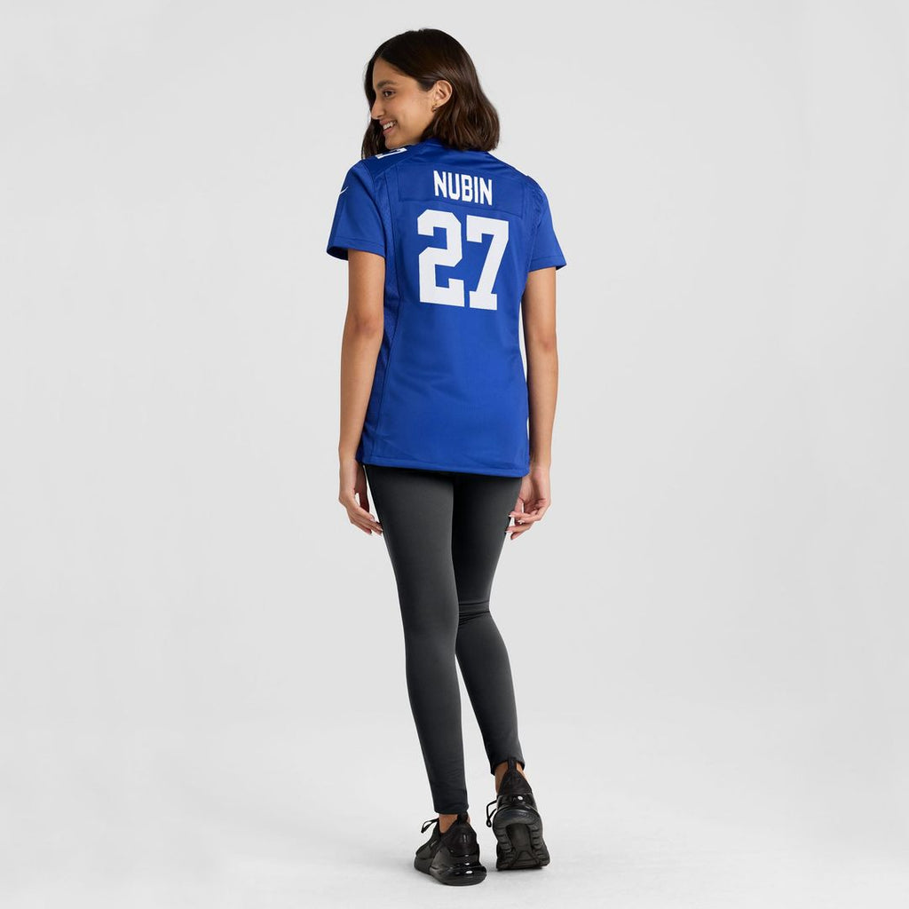 Tyler Nubin New York Giants Women's Team Jersey - Royal