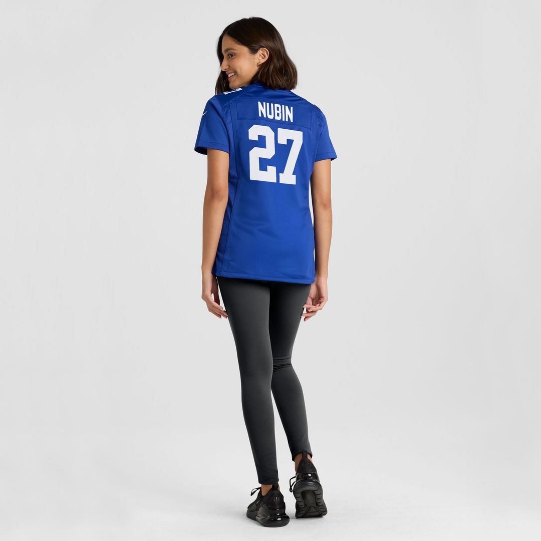 Tyler Nubin New York Giants Women's Team Jersey - Royal