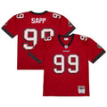 Warren Sapp Tampa Bay Buccaneers 2002 Legacy Jersey - Red