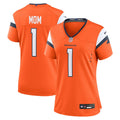 Denver Broncos Women's #1 Mom Jersey - Orange